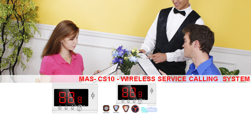 MASTERY MAS-CS10 WIRELESS SERVICE CALLING  SYSTEM GIOI THIEU